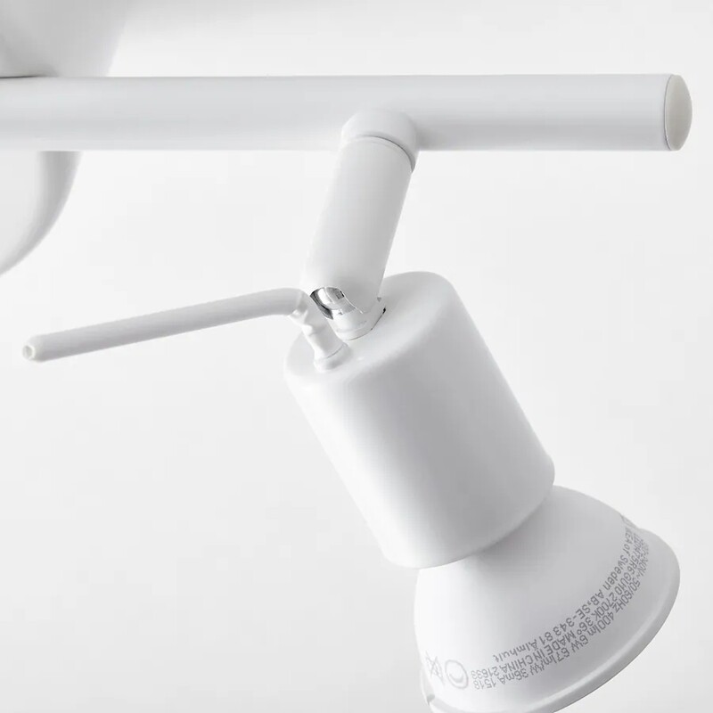 Rail plafond, 3 spots, blanc