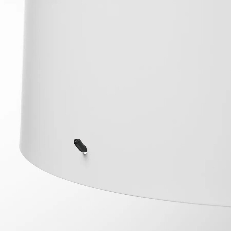 Lampadaire, noir/blanc, 150 cm
