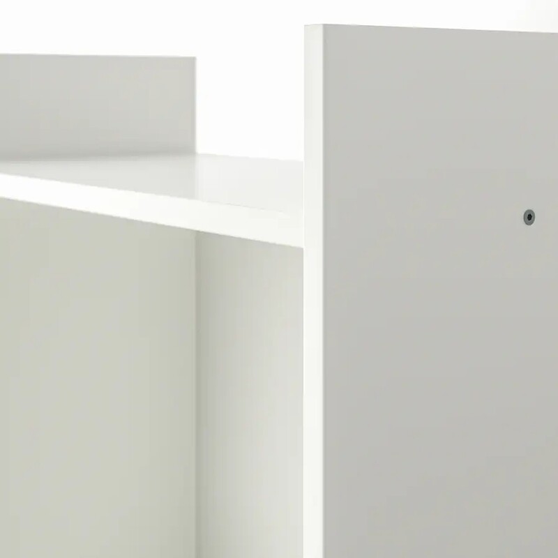 Bibliothèque, blanc, 50x25x160 cm