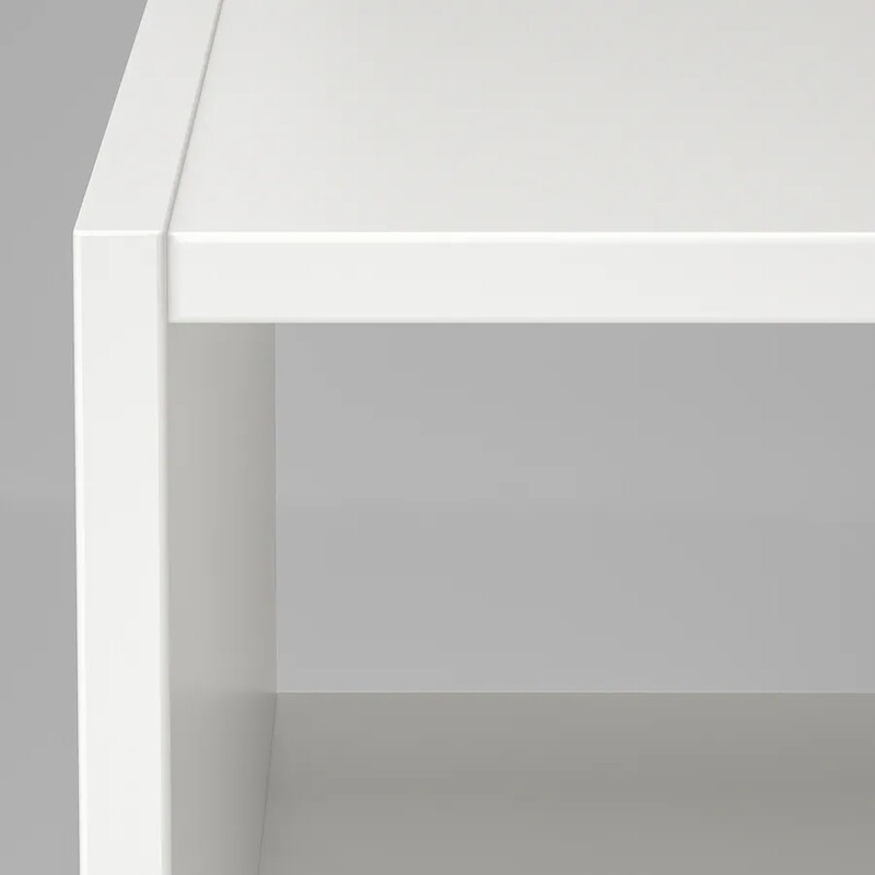 Banc TV, blanc, 90x35x40 cm