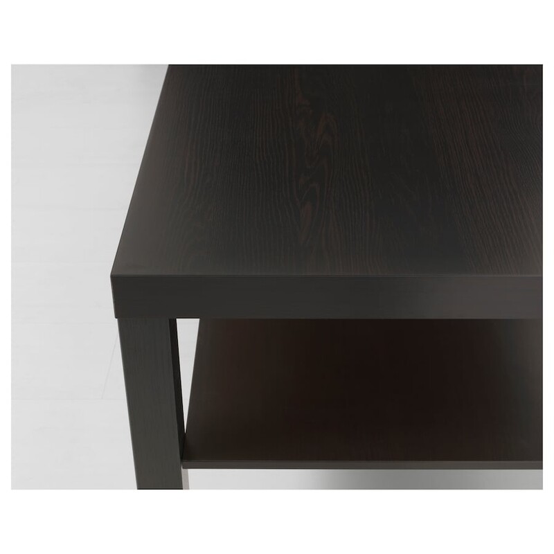 TABLE BASSE ,BRUN NOIR , 90x55 cm