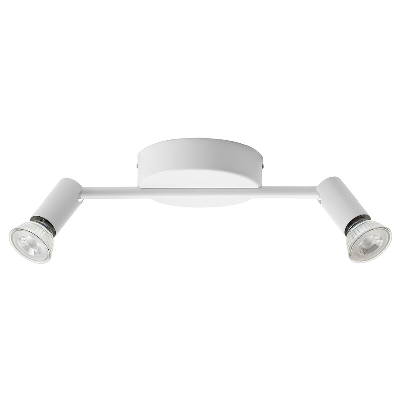 PLAFONNIER  2 SPOTS, BLANC