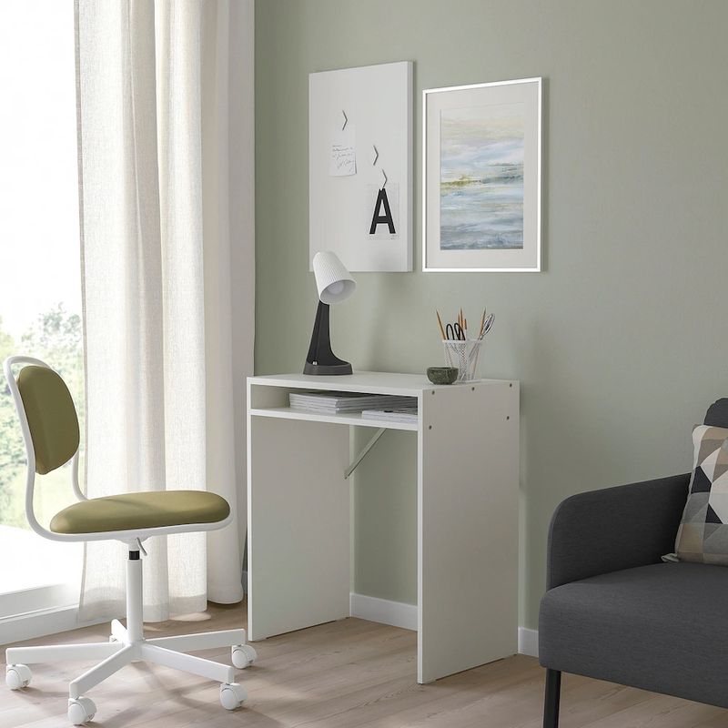 Bureau, blanc, 65x40 cm
