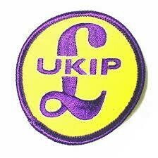 UKIP Logo Round Sew-on Badge
