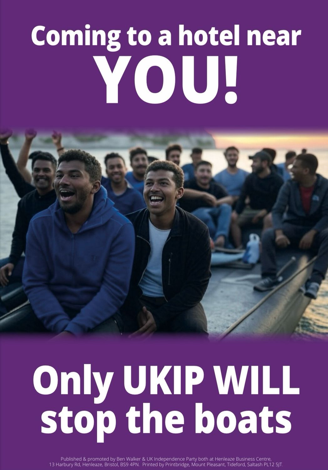 A5 Campaigning leaflet - Stop The Boats