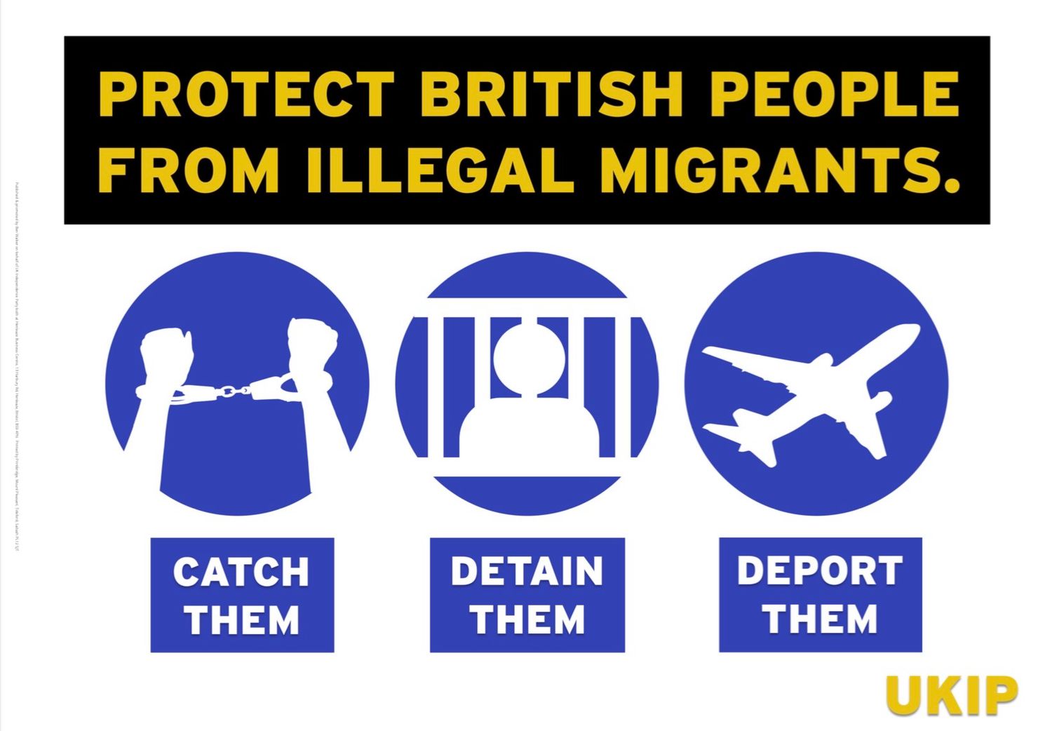 Catch, Detain, Deport Poster