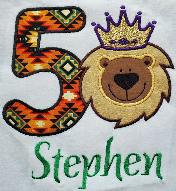 Lion Birthday T-Shirt