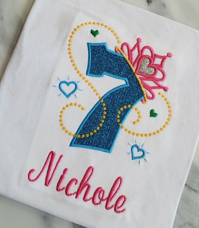 Tiara Birthday T-Shirt with tote bag