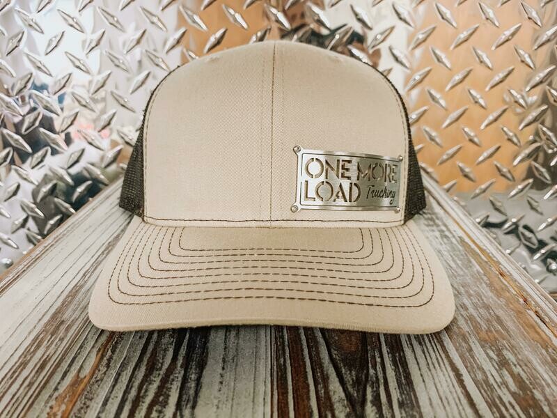 Mesh Snapback Trucker Hat - 112 - Khaki/Coffee