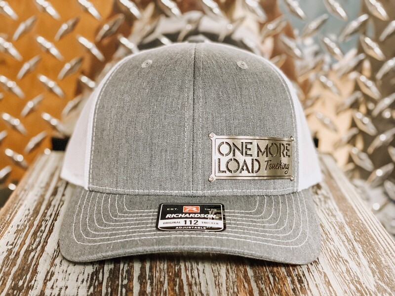 Mesh Snapback Trucker Hat - 112 - Grey/White