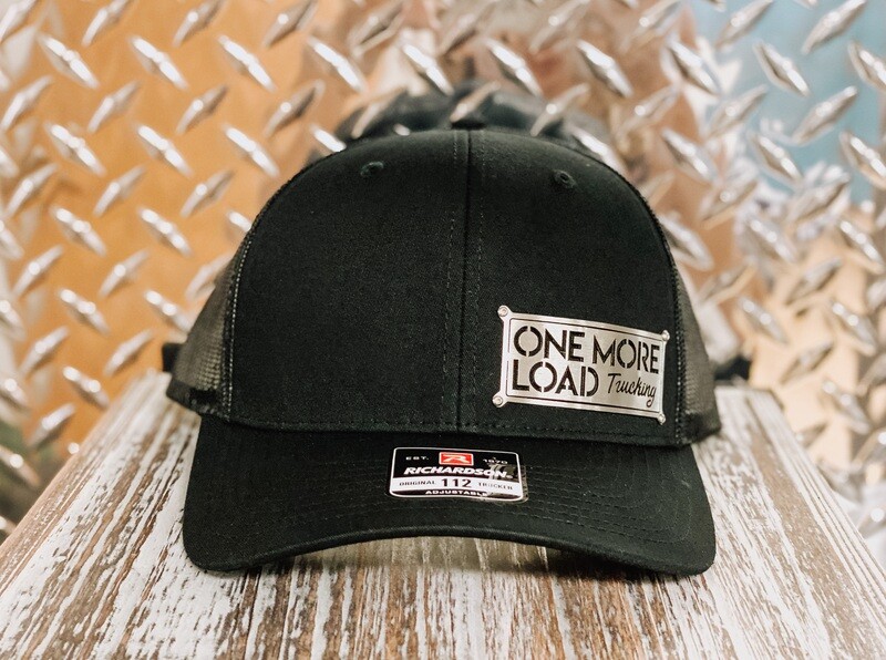 Mesh Snapback Trucker Hat - 112 - Black/Black