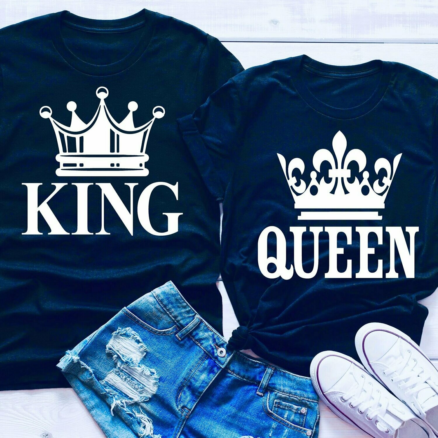 King and Queen Crown Prints Type 1