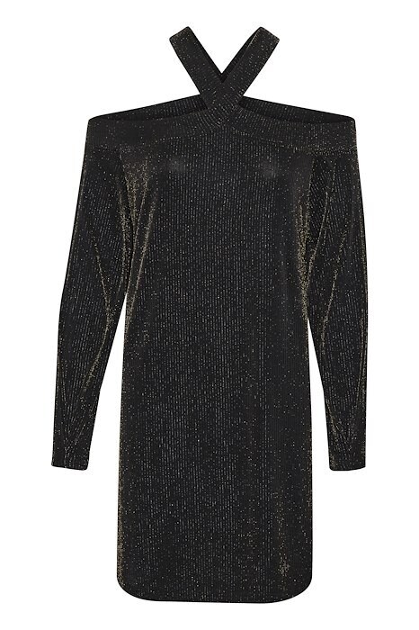 Halter style shimmer dress