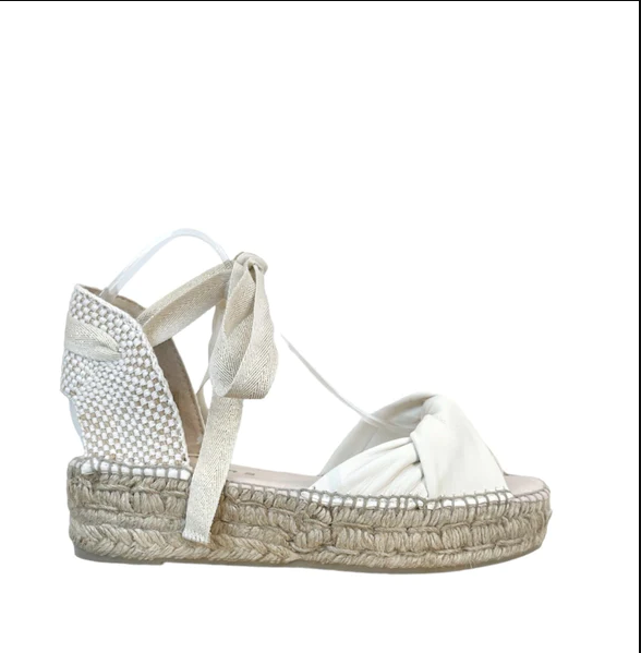 Madrid Lace up Espadrille (gold)