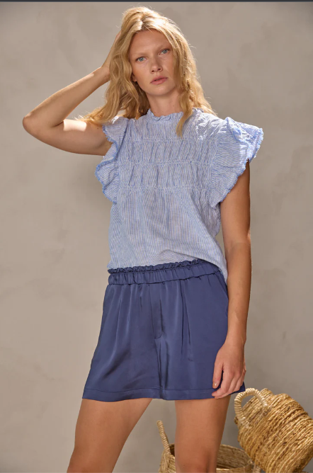 LAUREN Satin Viscose short