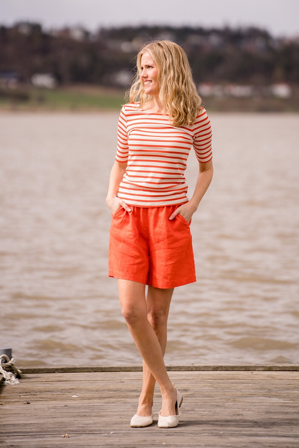 AMA linen short