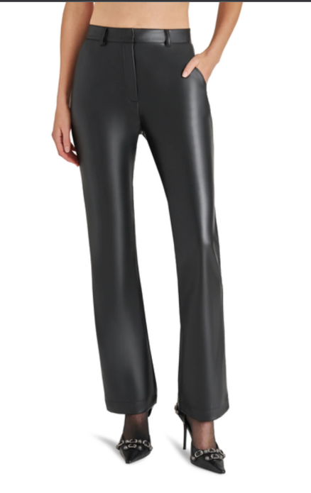 Mercer Faux Leather Straight trouser