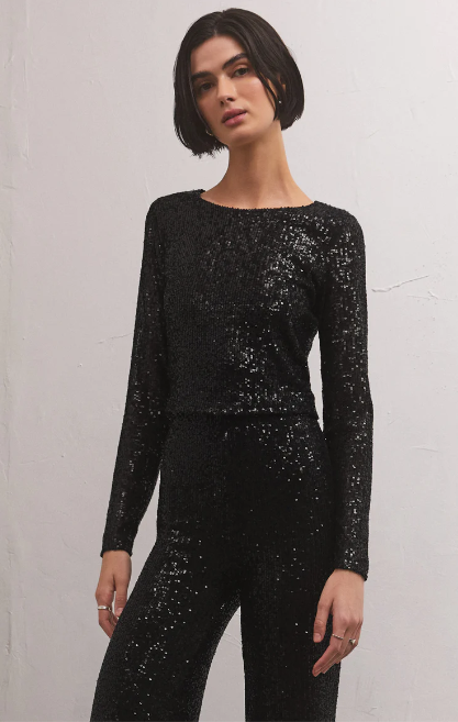 Aurora Sequin top