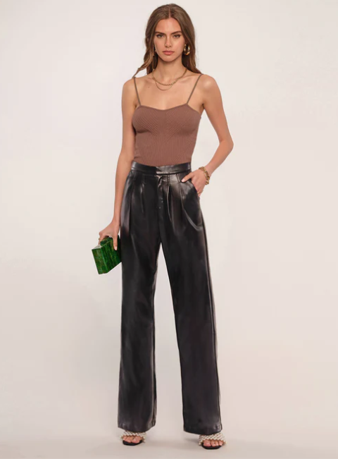 Harriet Faux Leather Pant