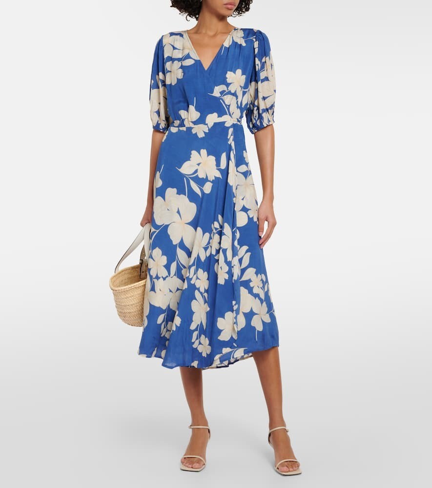 KAI Dress in Cobalt Daylily