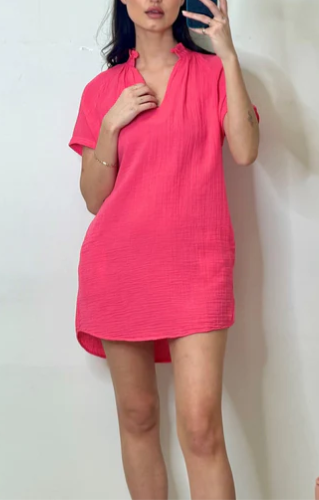 Gal Cotton gauze dress