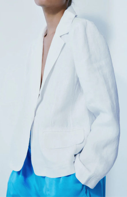 Glen Linen Blazer
