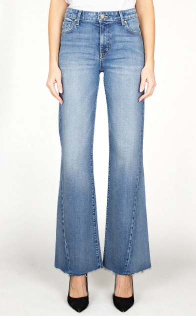 Lotus Twist Seam Flare Jean
