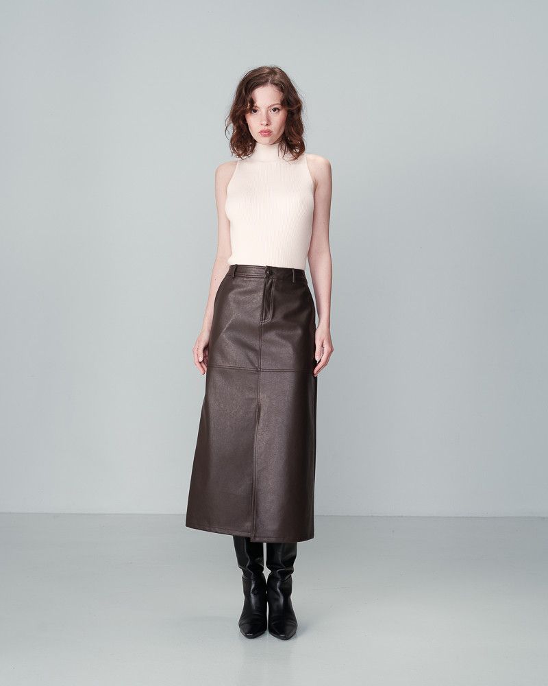 Nory Faux Leather Skirt