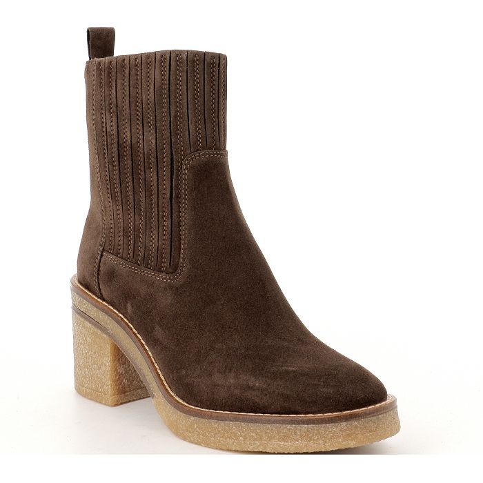 ALPE Suede Bootie (chocolate)
