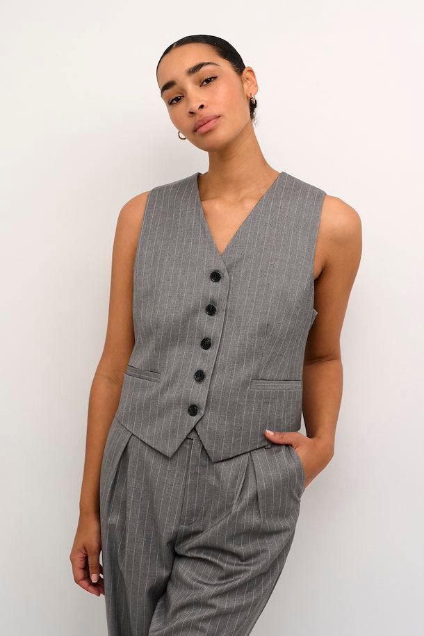 KAdori Vest (Pinstripe)