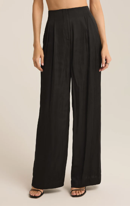 Lisse Satin Wide Leg Pant