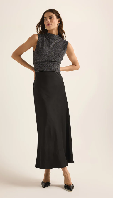 Europa Satin Skirt