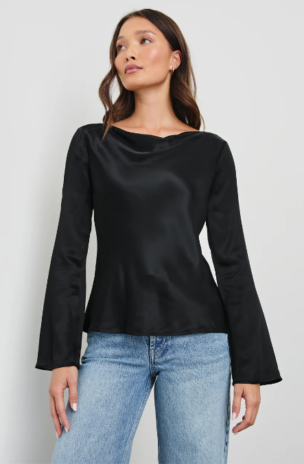 AMARI satin blouse