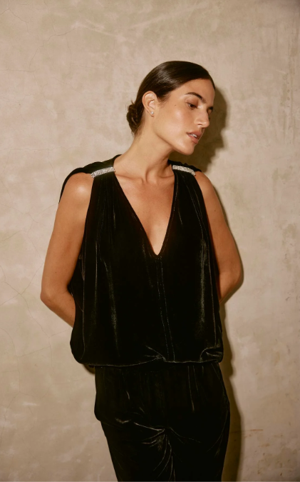 Adelle Silk Velvet top