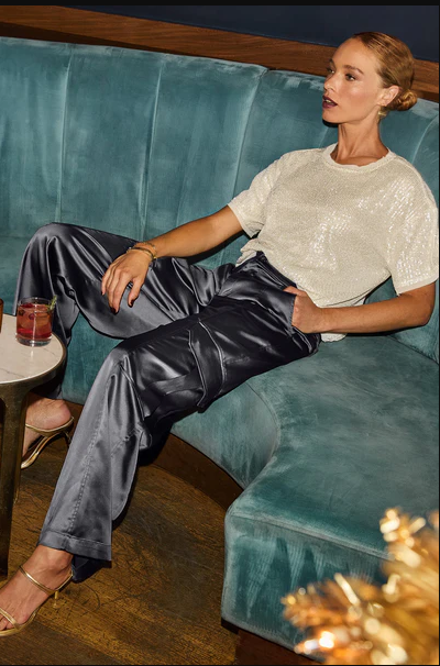 Elite Cargo Pant (satin gunmetal)