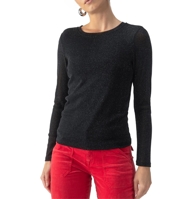 Sparkle Mesh Perfect Tee