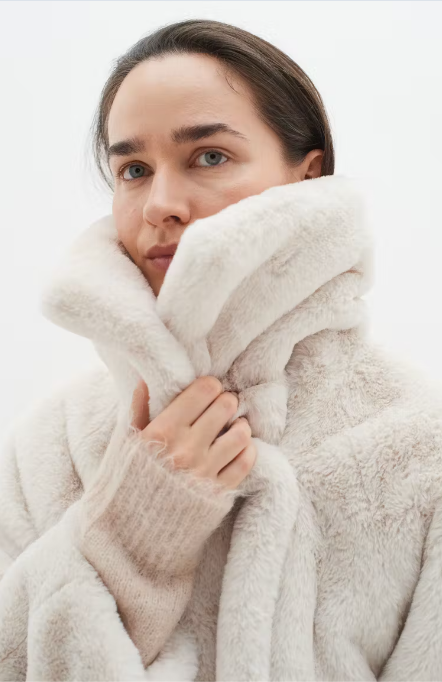 YONEKO Faux Fur Jacket