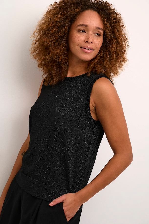 KARegina shimmer knit tank