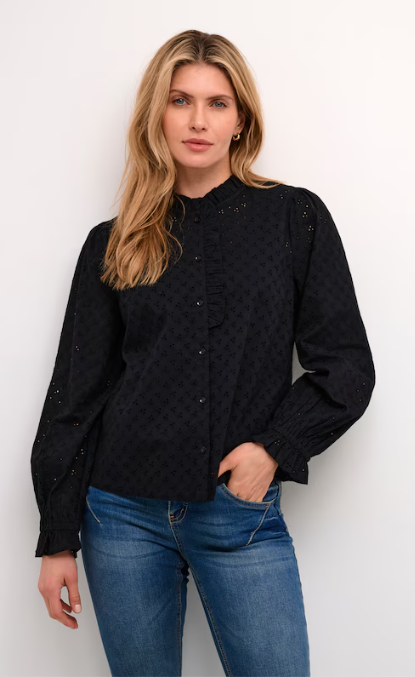 Gania Eyelet Blouse