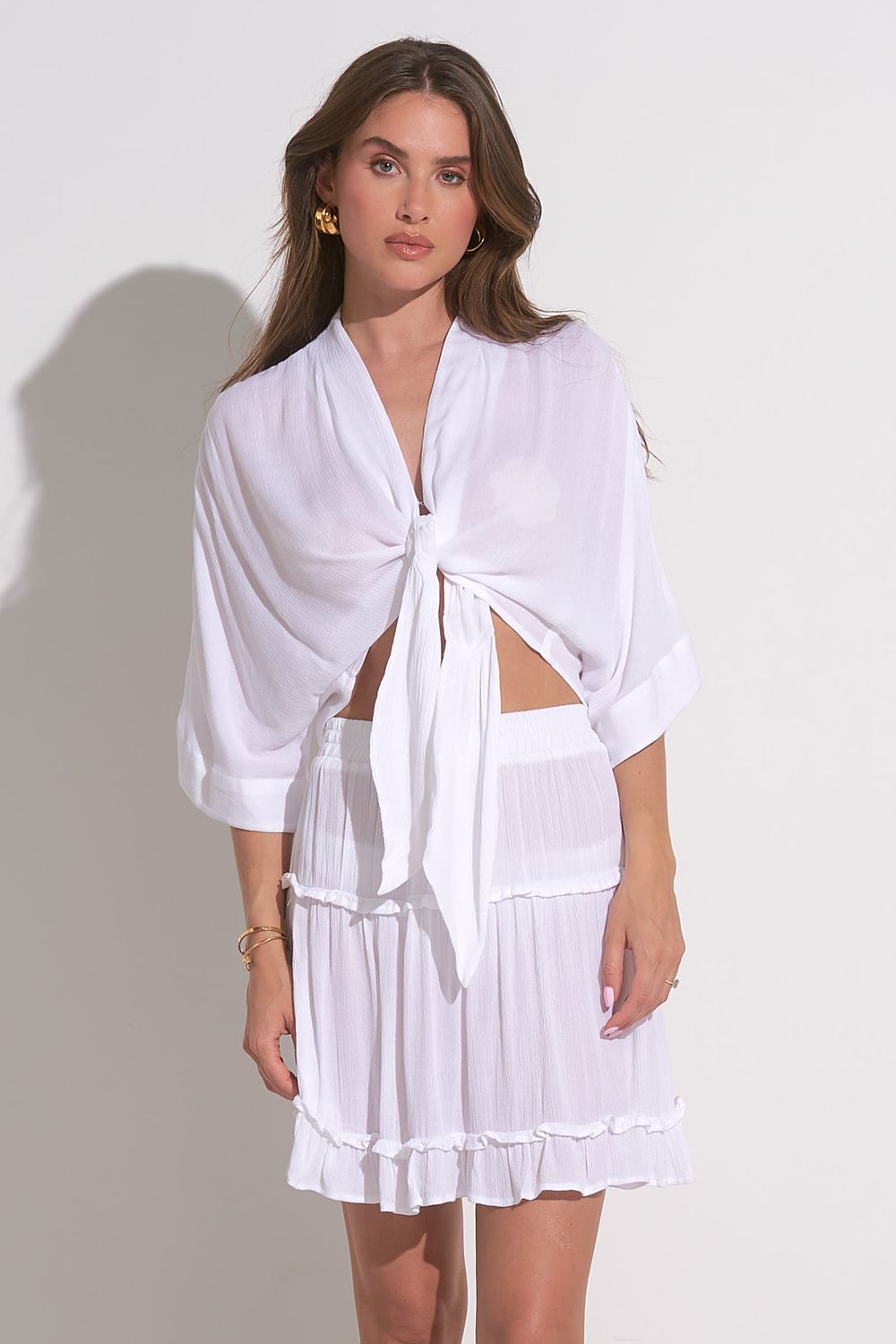 Tie front top