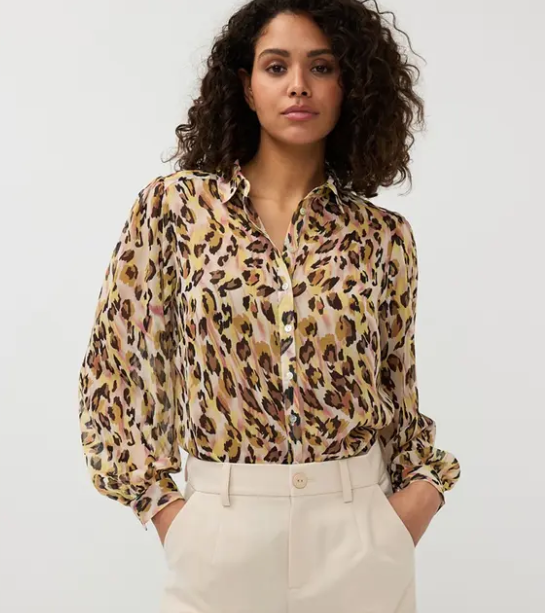 Leopard blouse