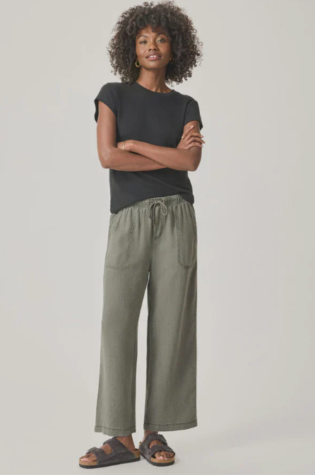 Angie cropped wide leg pant