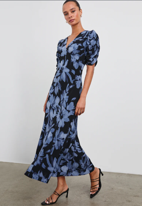 Zariah Dress in Midnight Lily