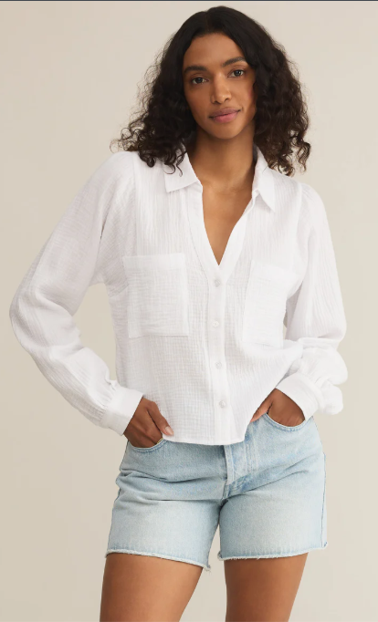 Campo button up gauze shirt