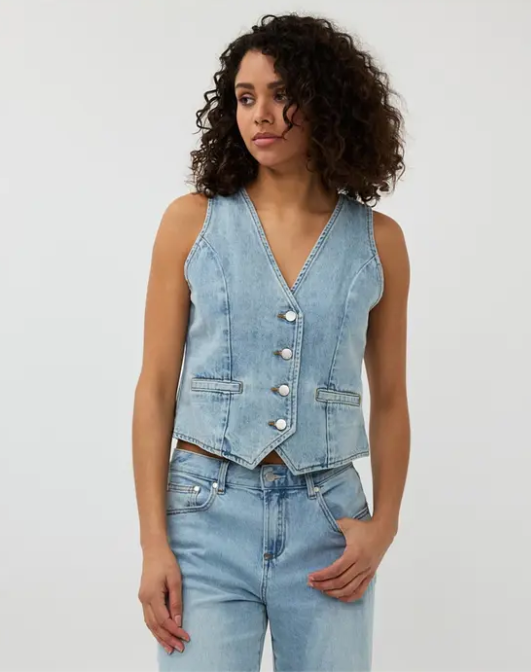 Denim vest