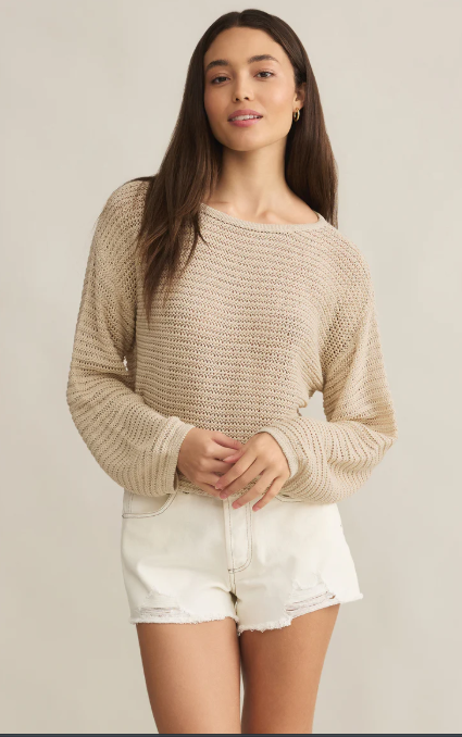 Riviera Crochet sweater