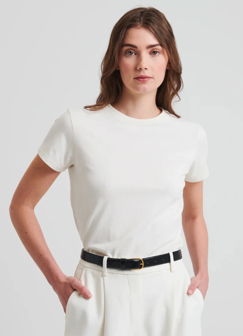 Iconic fitted Crew Neck T Shirt