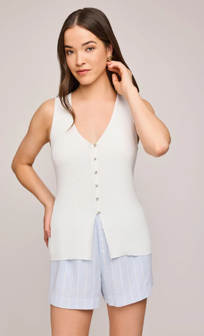 Miles ribbed long tank