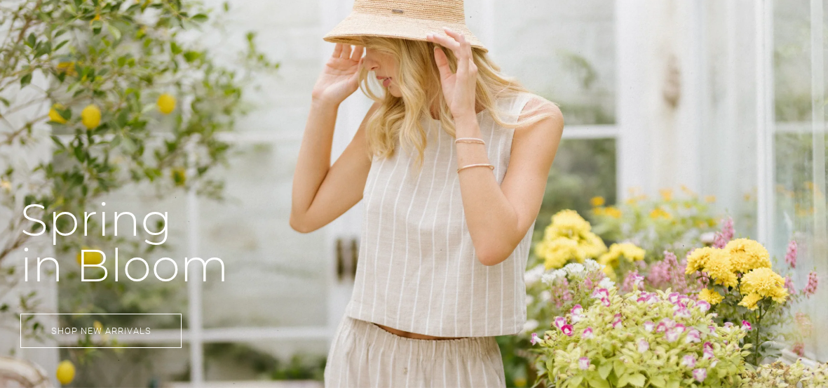 River Linen Pinstriped tank