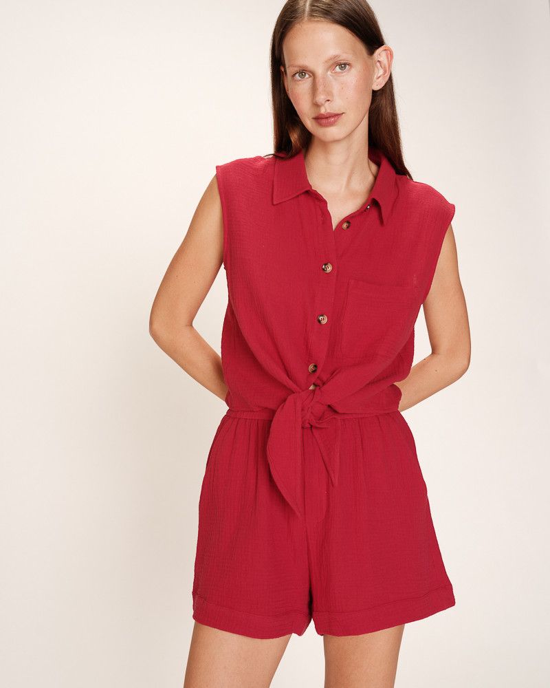Reglisse Cotton Gauze top